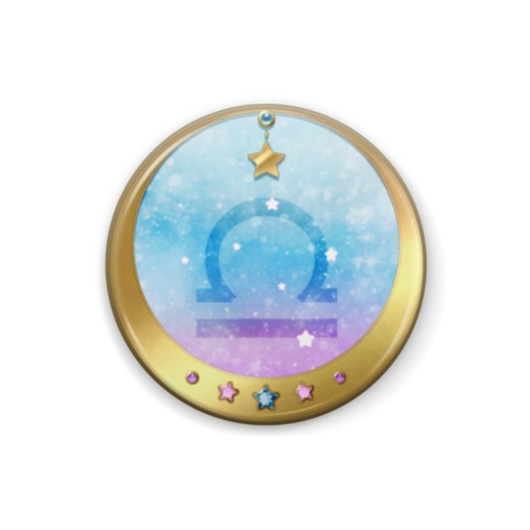 12星座缶バッジ(全12種)