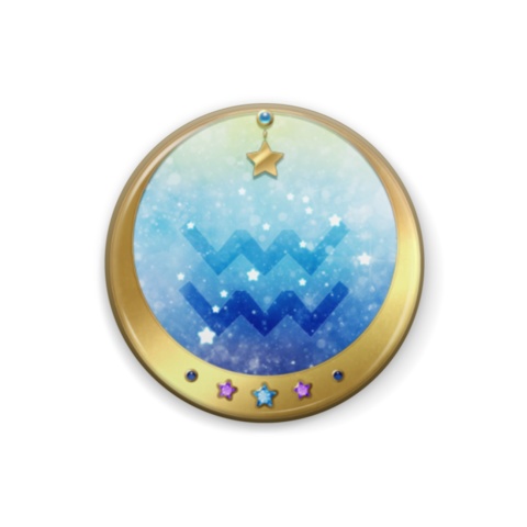 12星座缶バッジ(全12種)