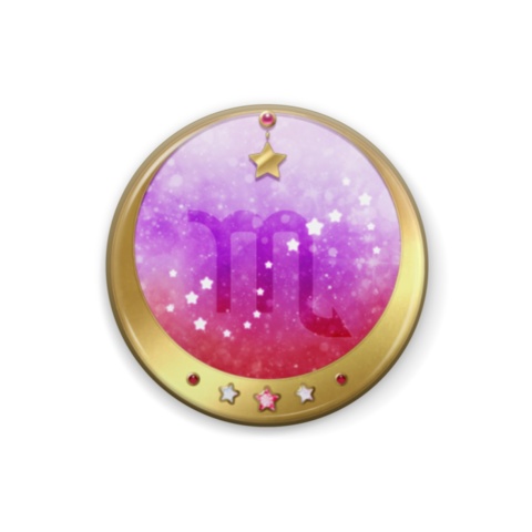 12星座缶バッジ(全12種)