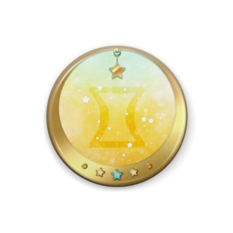 12星座缶バッジ(全12種)