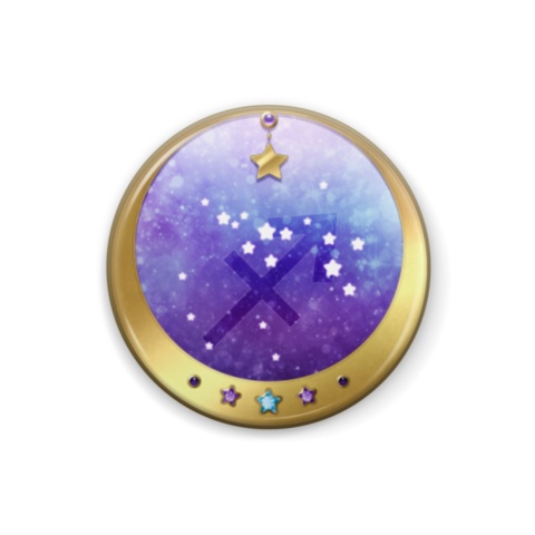 12星座缶バッジ(全12種)