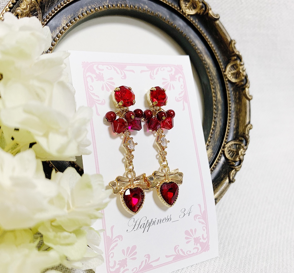 Romance Heartーピアス&イヤリングー