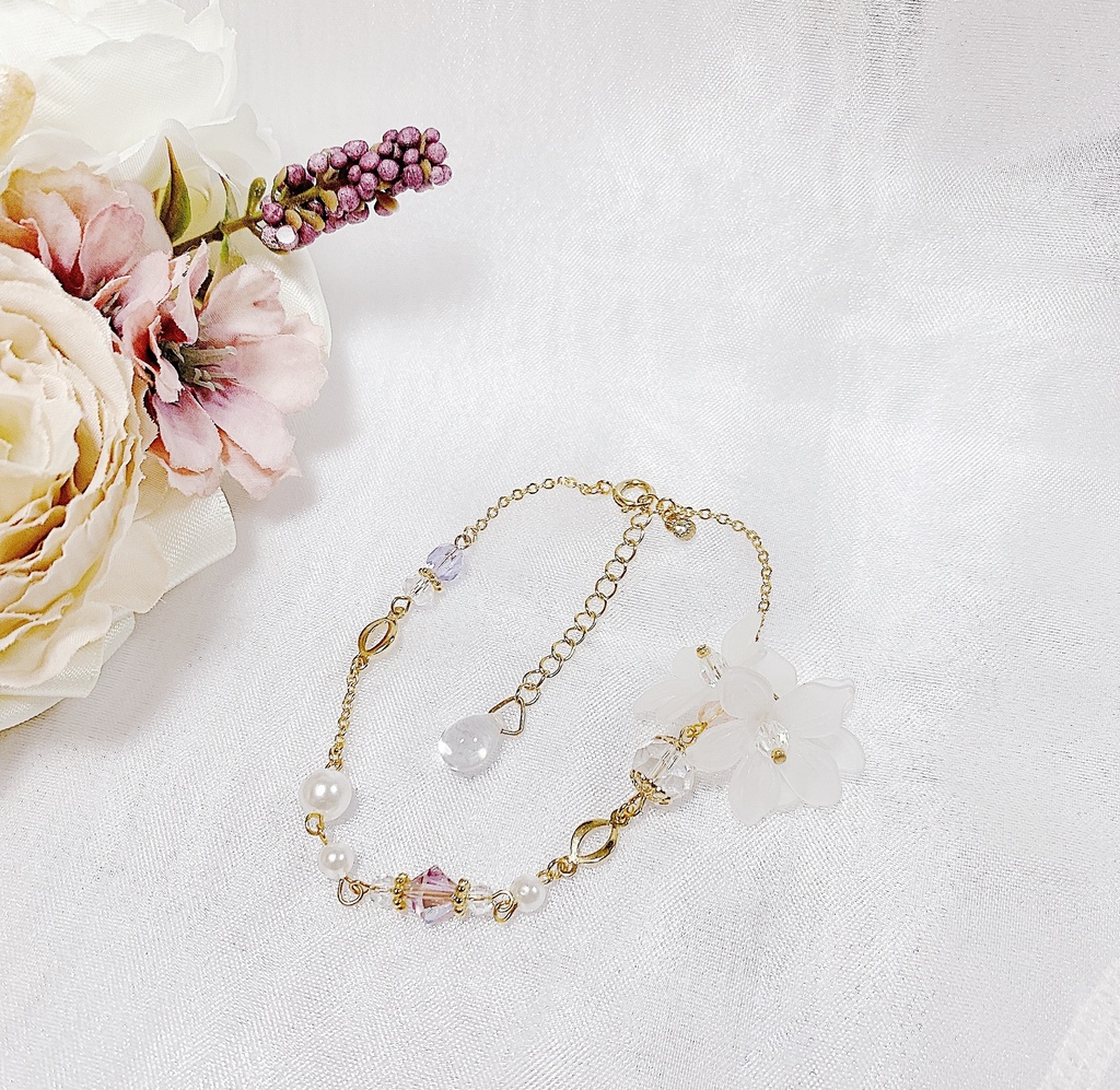 【SALE】Aurora pink ブレスレット