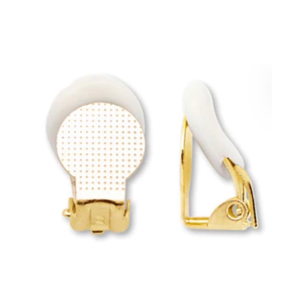 ーCosette ー【Lt.サファイア】ビジュークリップイヤリング