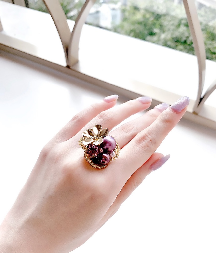 Menuett  bouquet ring【フリーサイズリング】