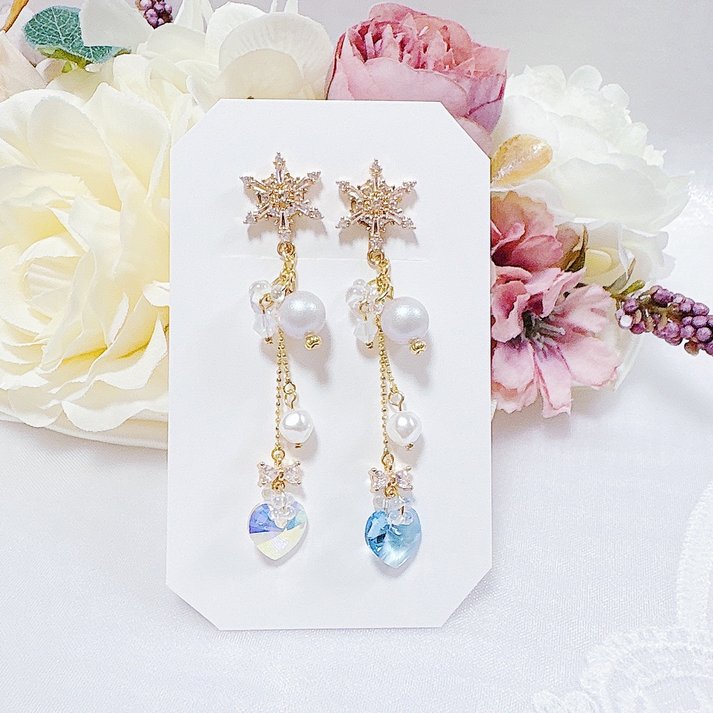 Princess tiara series【イヤリング】スノーオーロラ