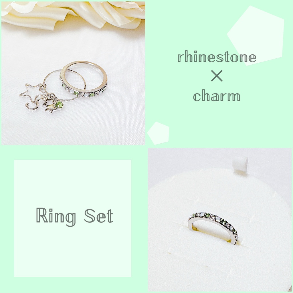 Sparkling Ring Set