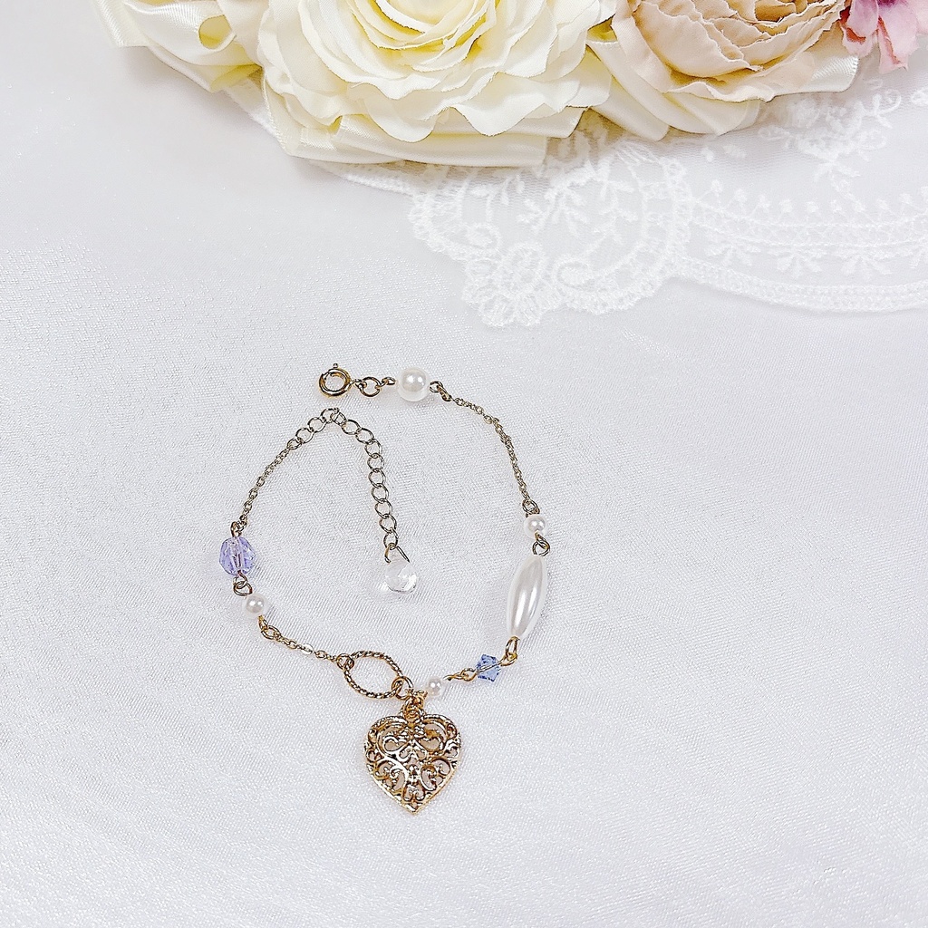 【SALE】𝐞𝐥𝐞𝐦𝐞𝐧𝐭 ブレスレット【ラベンダーブルー】
