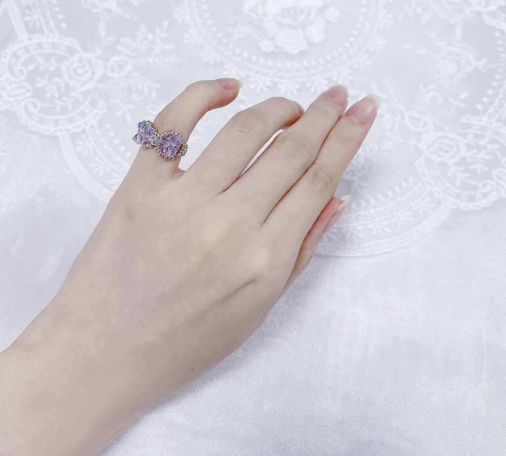 Petit Lien プティ・リアンピンキーリング【バイオレット】