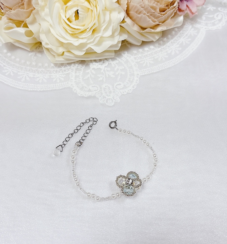 Fleur de Cristal パールブレスレット