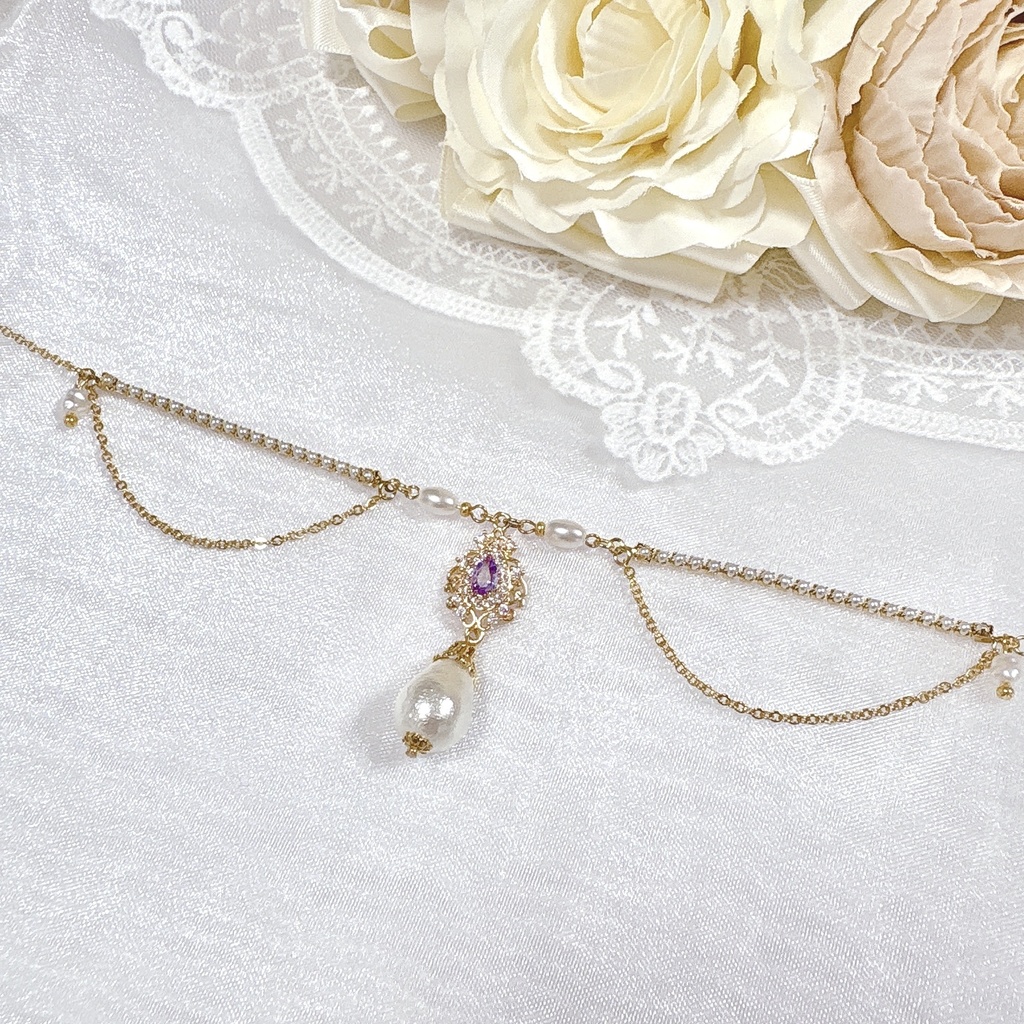 Souveraine de Violette チョーカーネックレス【バイオレット】