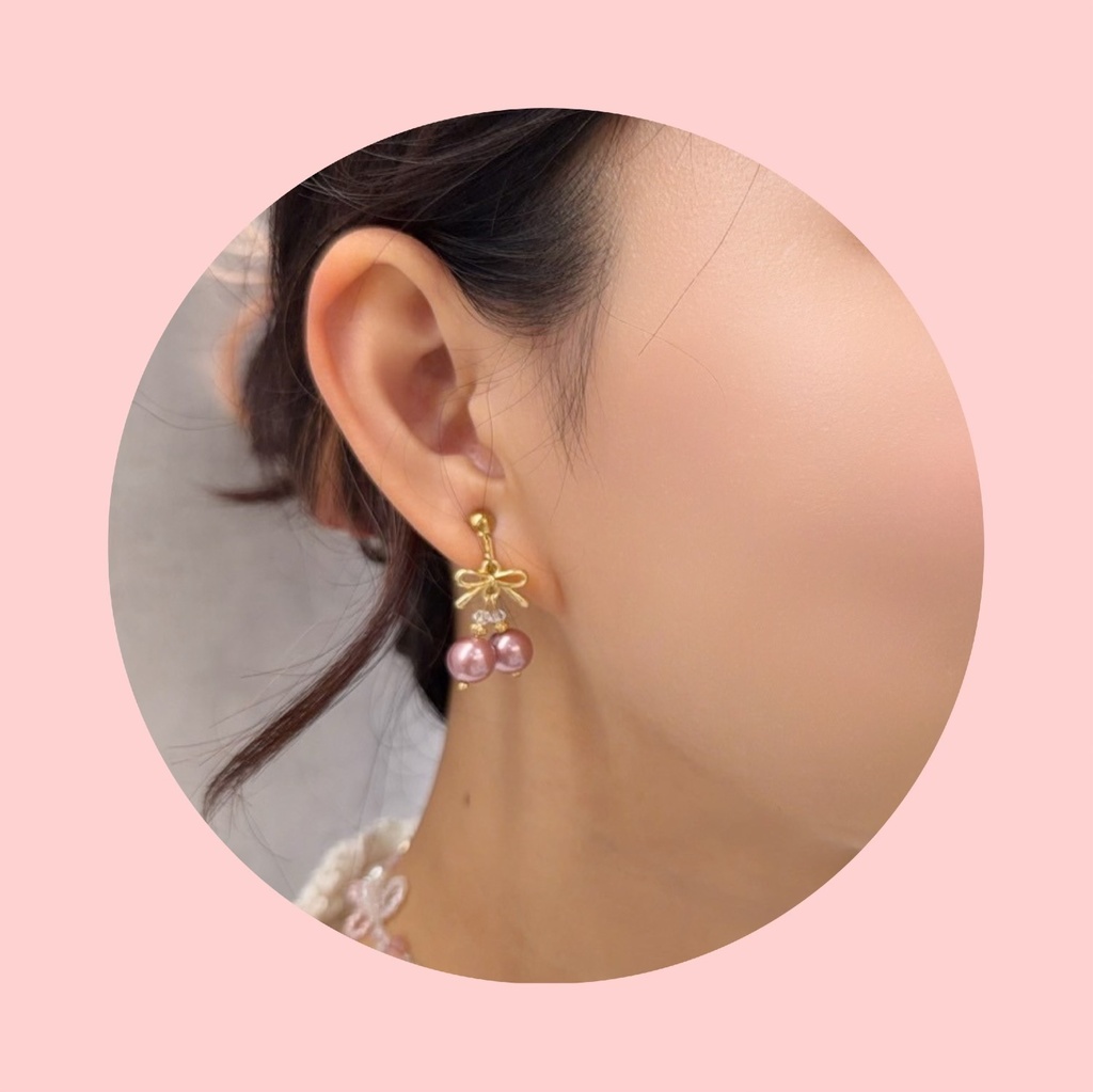🍒さくらんぼのイヤリング・ピアス🍒