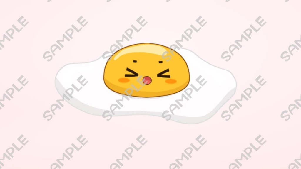 LIVE 2D 汎用モデル 【たまご】 AHIRU Design製