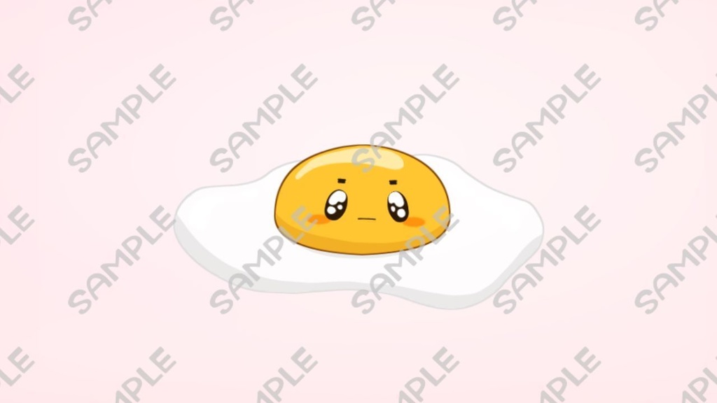 LIVE 2D 汎用モデル 【たまご】 AHIRU Design製