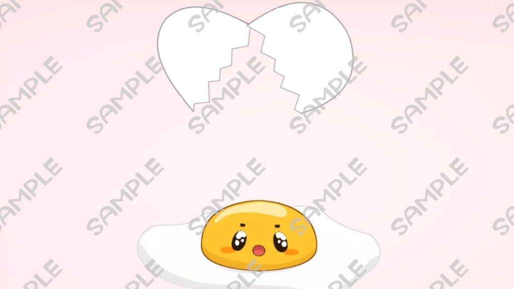 LIVE 2D 汎用モデル 【たまご】 AHIRU Design製