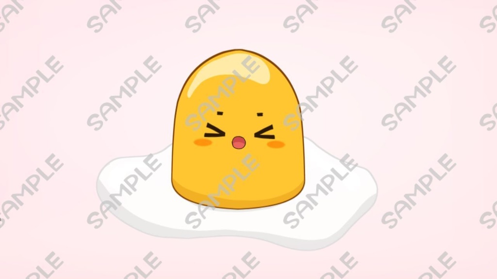 LIVE 2D 汎用モデル 【たまご】 AHIRU Design製