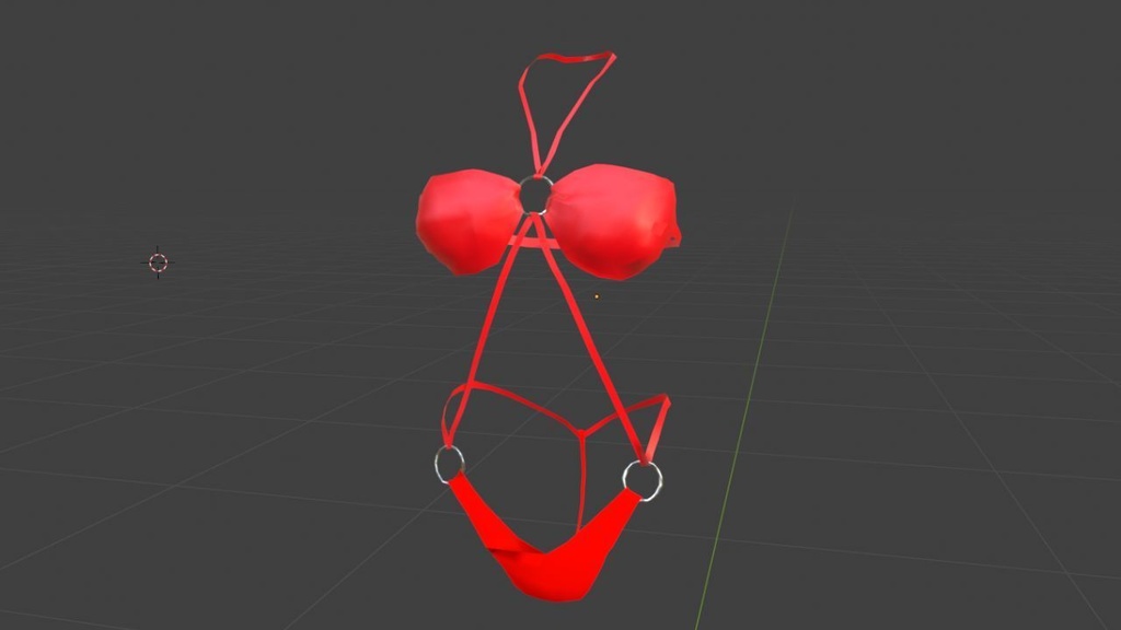 【無料】水着風3D素材【FBX】