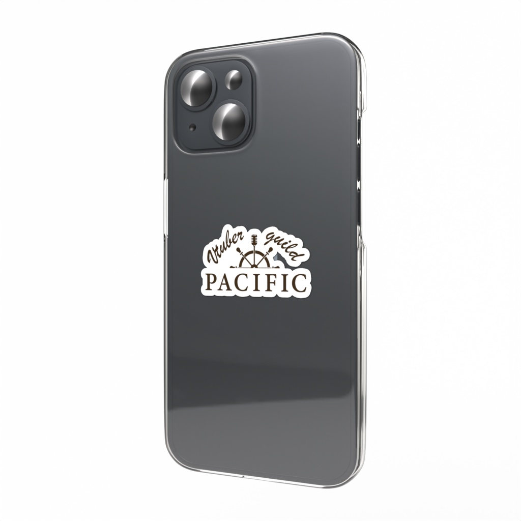 Vtuberguildパシフィックロゴ、スマホステッカー縦形