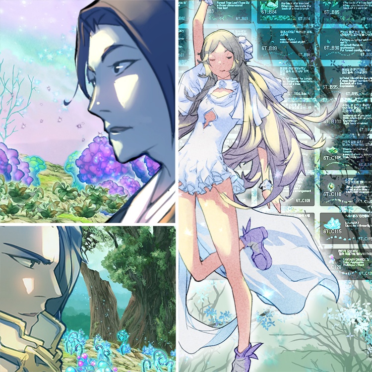 【森+ダンジョン+ファンタジー】ブラシ パッケージ