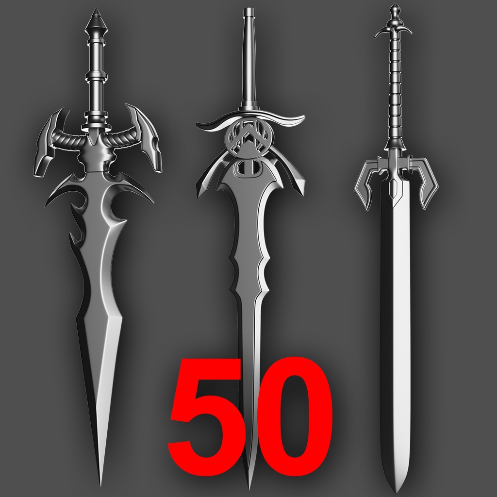 50 剣 Sword Pack