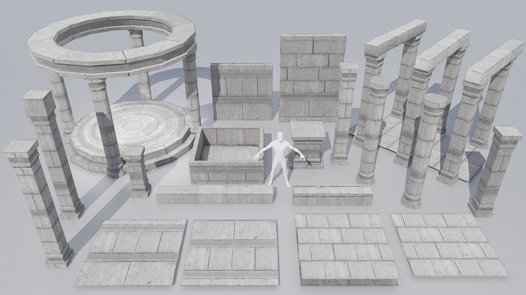 Ancient Modular Temple 古代モジュール式神殿