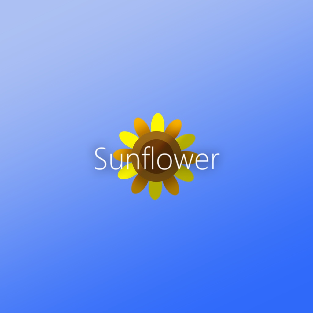 【配信素材】アニメーション準備画面　テーマ「Sunflower」