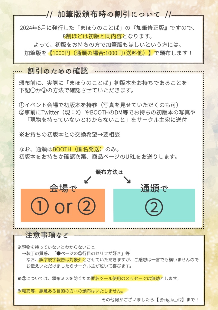 【加筆修正版】まほうのことば|HQ夢小説
