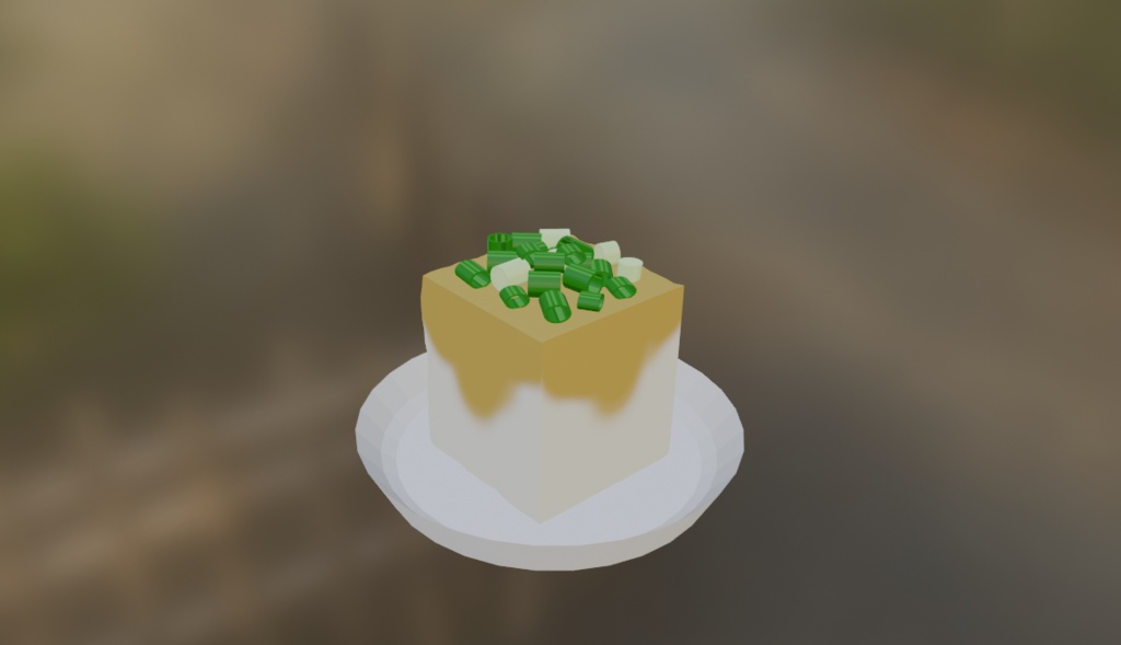 冷奴3Dモデル
