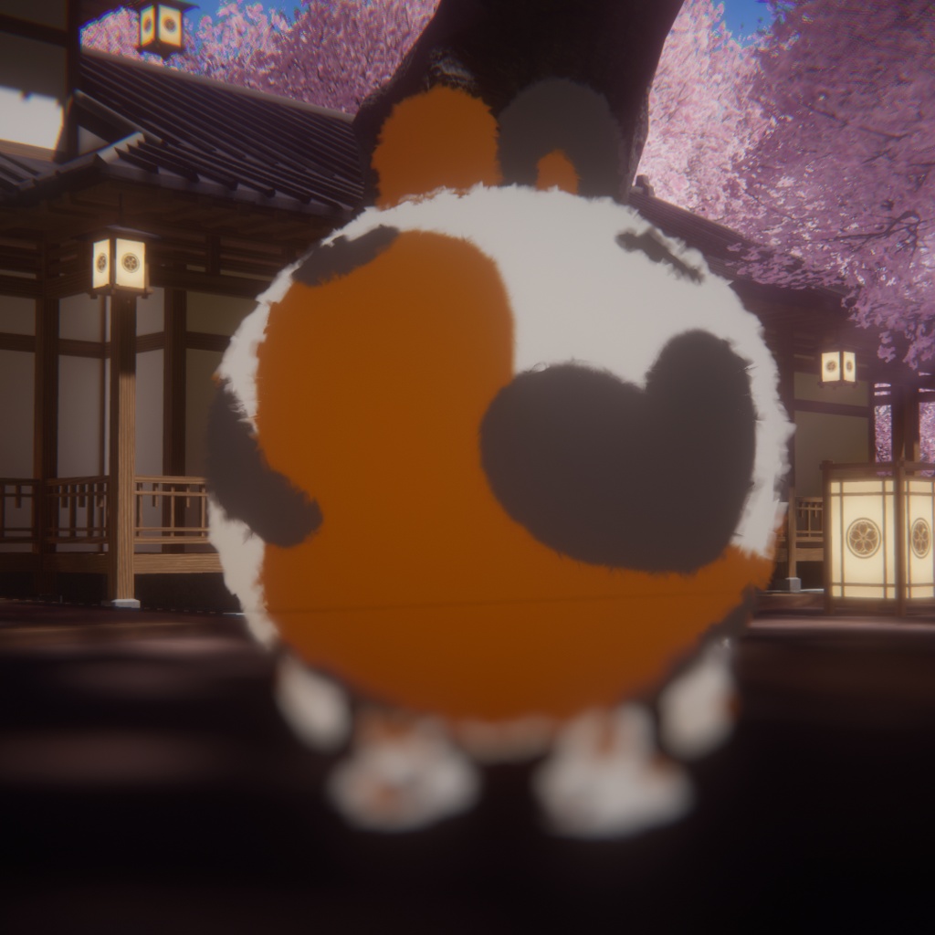 【ゆきふすべ専用】みけねこ テクスチャ【VRChat】