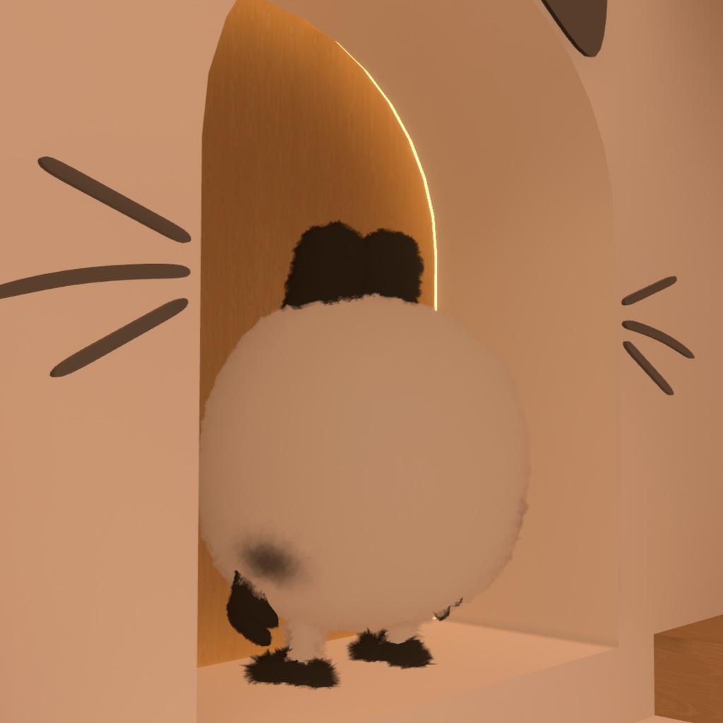【ゆきふすべ専用】ぶち テクスチャ【VRChat】