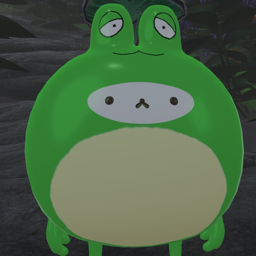 ☆無料☆【ゆきふすべ専用】かえる テクスチャ【VRChat】
