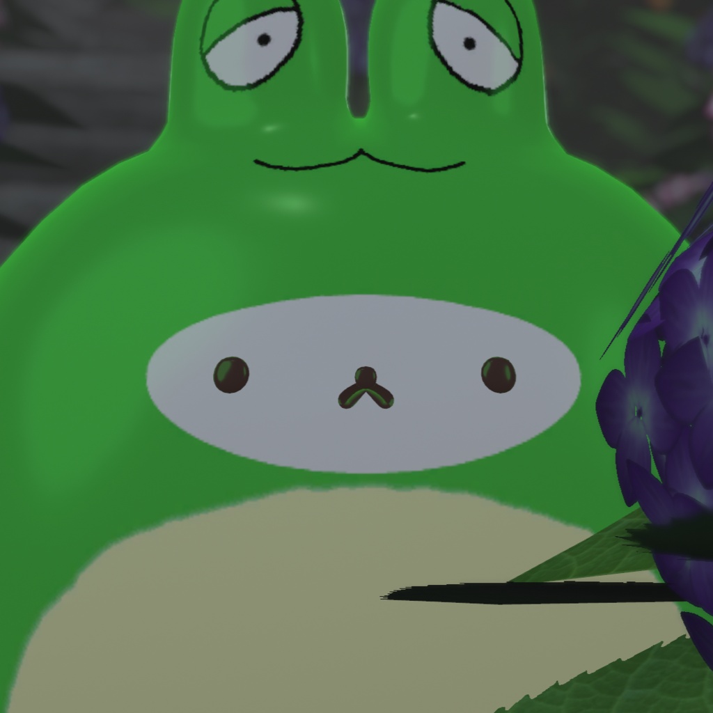 ☆無料☆【ゆきふすべ専用】かえる テクスチャ【VRChat】