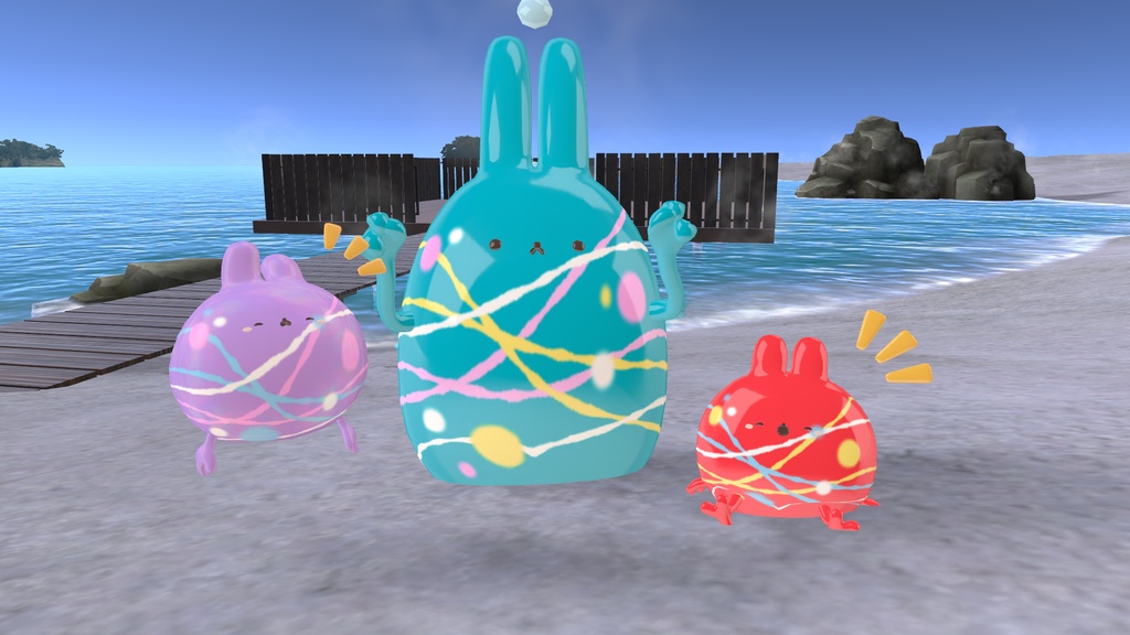【ゆきふすべ専用】水風船(ヨーヨー)テクスチャ【VRChat】