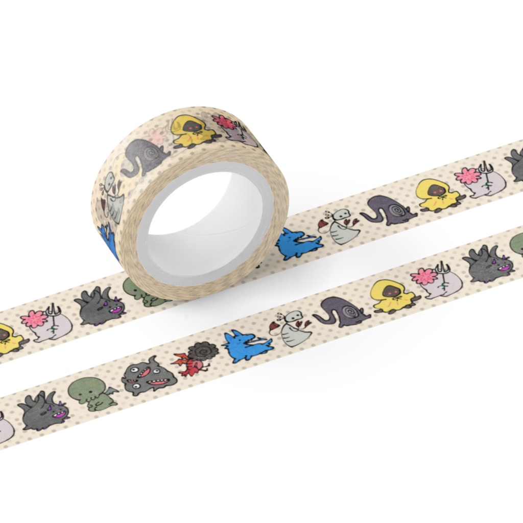 ゆる〜い邪神のマスキングテープ