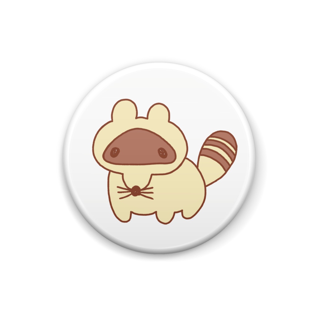 たんたんたぬき 缶バッジ