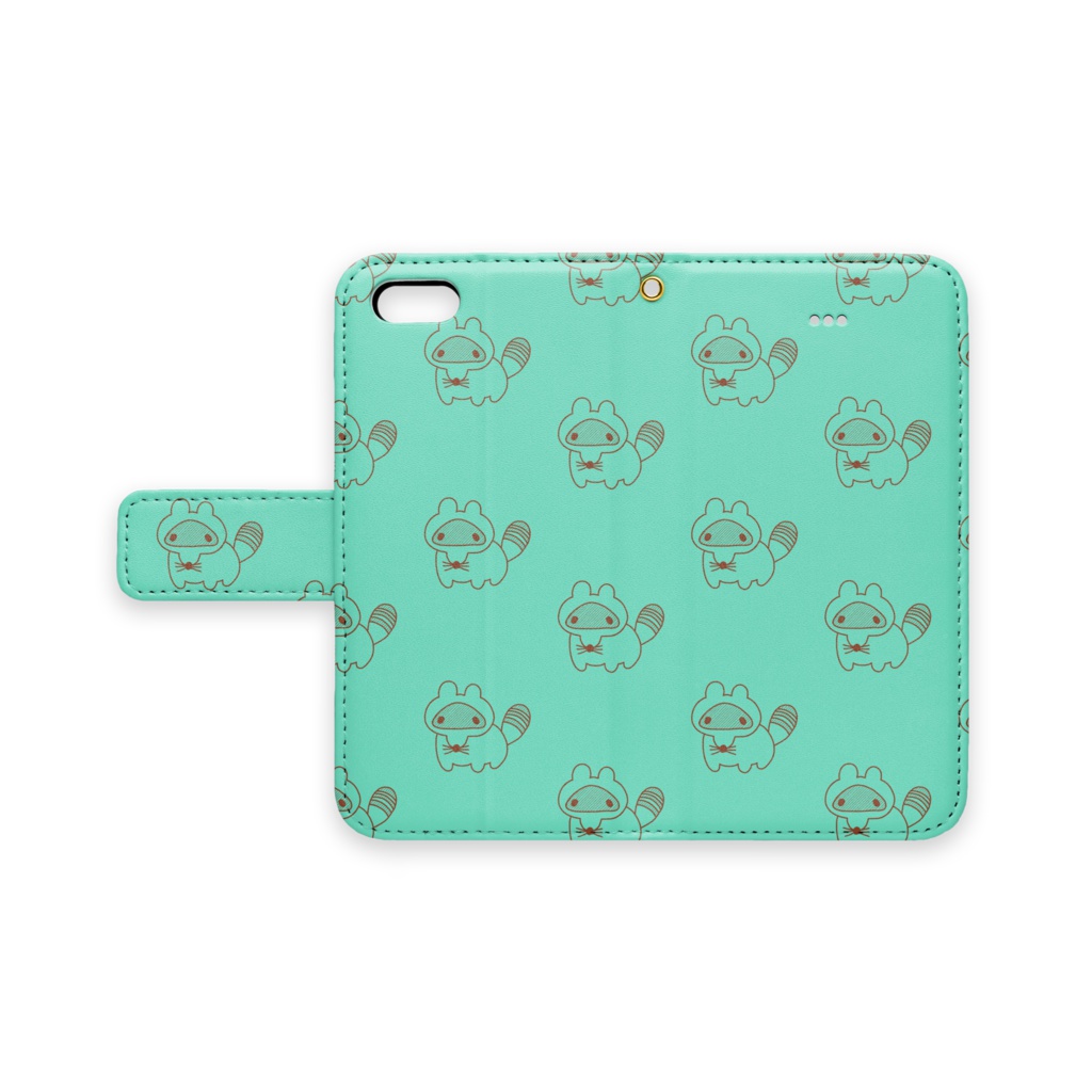 たんたんたぬき iPhoneケース チョコミント