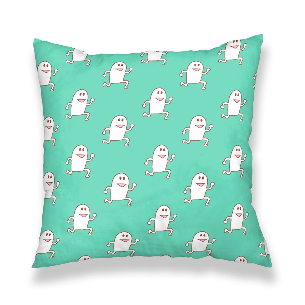 山田くん クッションカバー ミントカラー