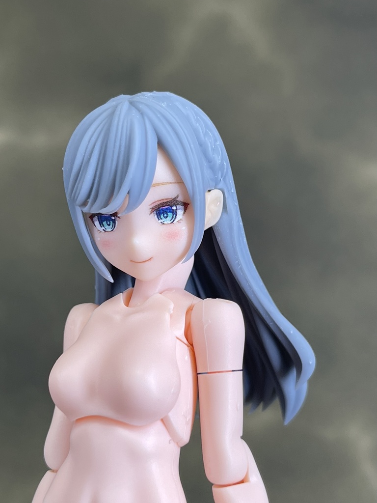 めがみのかみマルチNx.029「サイド編み込みストレート」