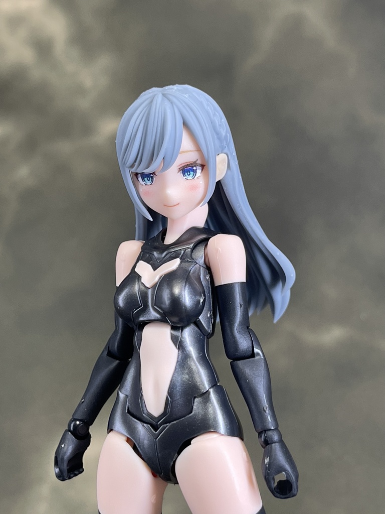 めがみのかみマルチNx.029「サイド編み込みストレート」