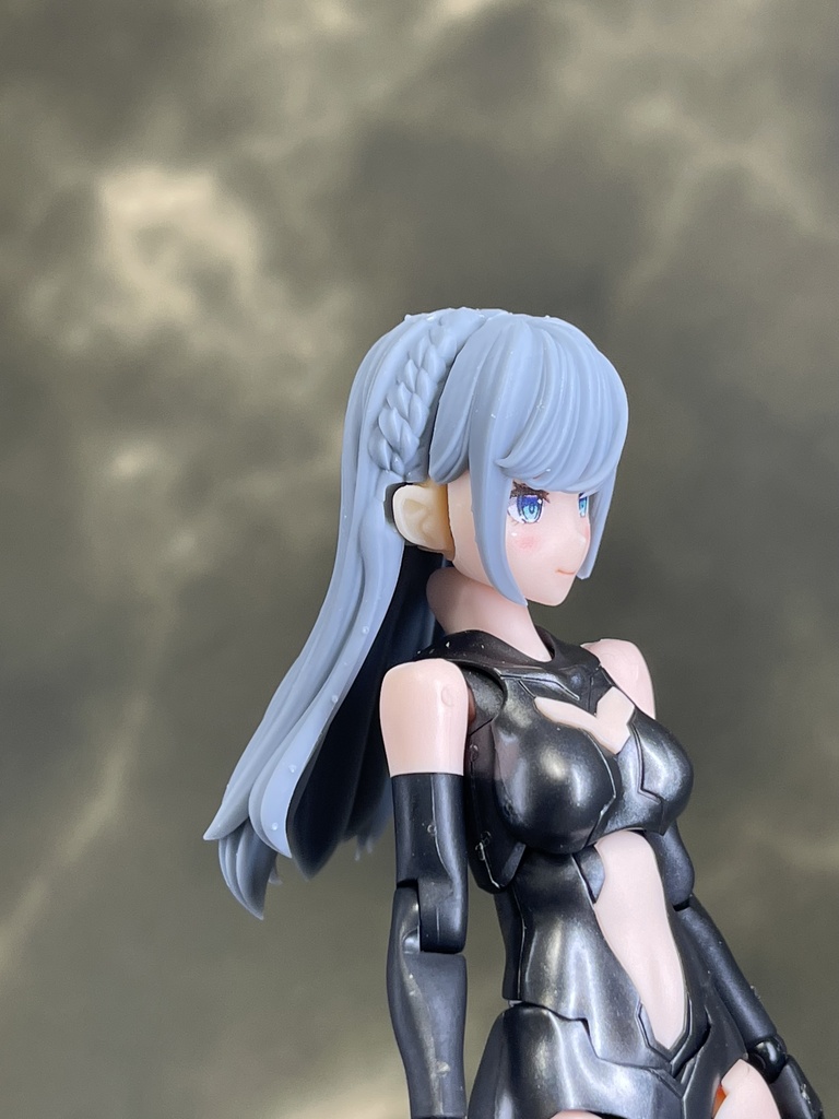 めがみのかみマルチNx.029「サイド編み込みストレート」