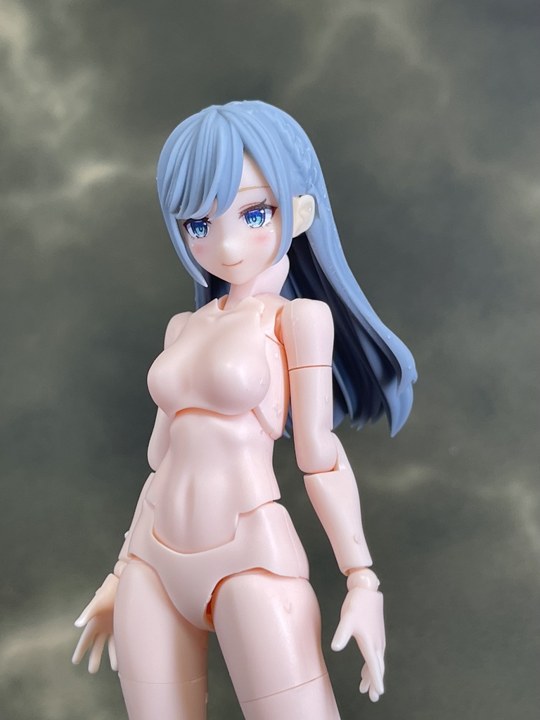 めがみのかみマルチNx.029「サイド編み込みストレート」