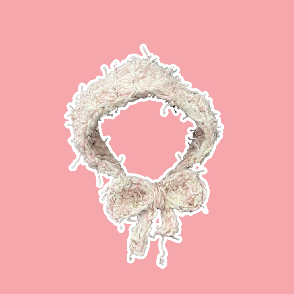 【10cmぬい服】耳出しリボンバブーシュカ