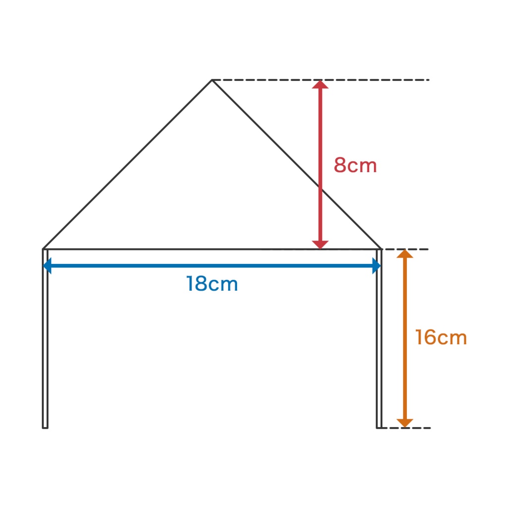 【10cmぬい服】あみあみバブーシュカ