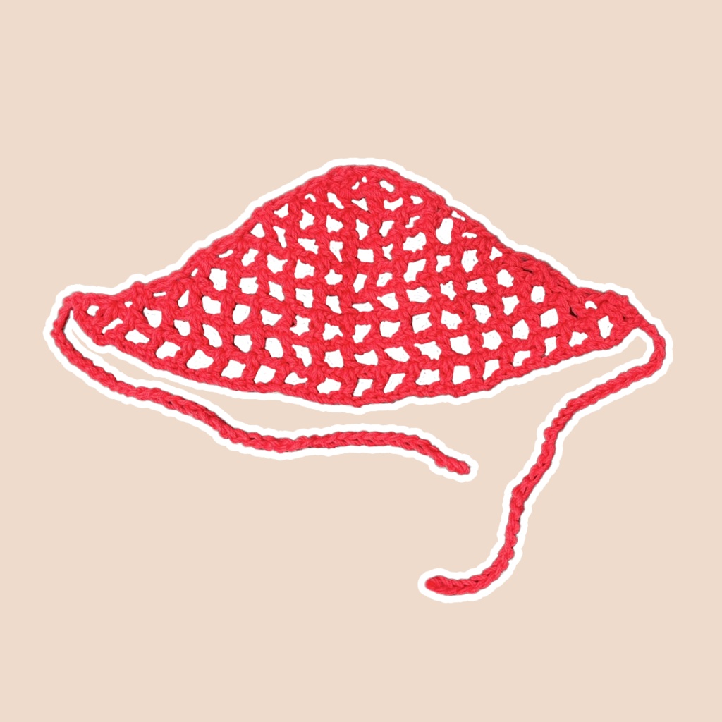 【10cmぬい服】あみあみバブーシュカ