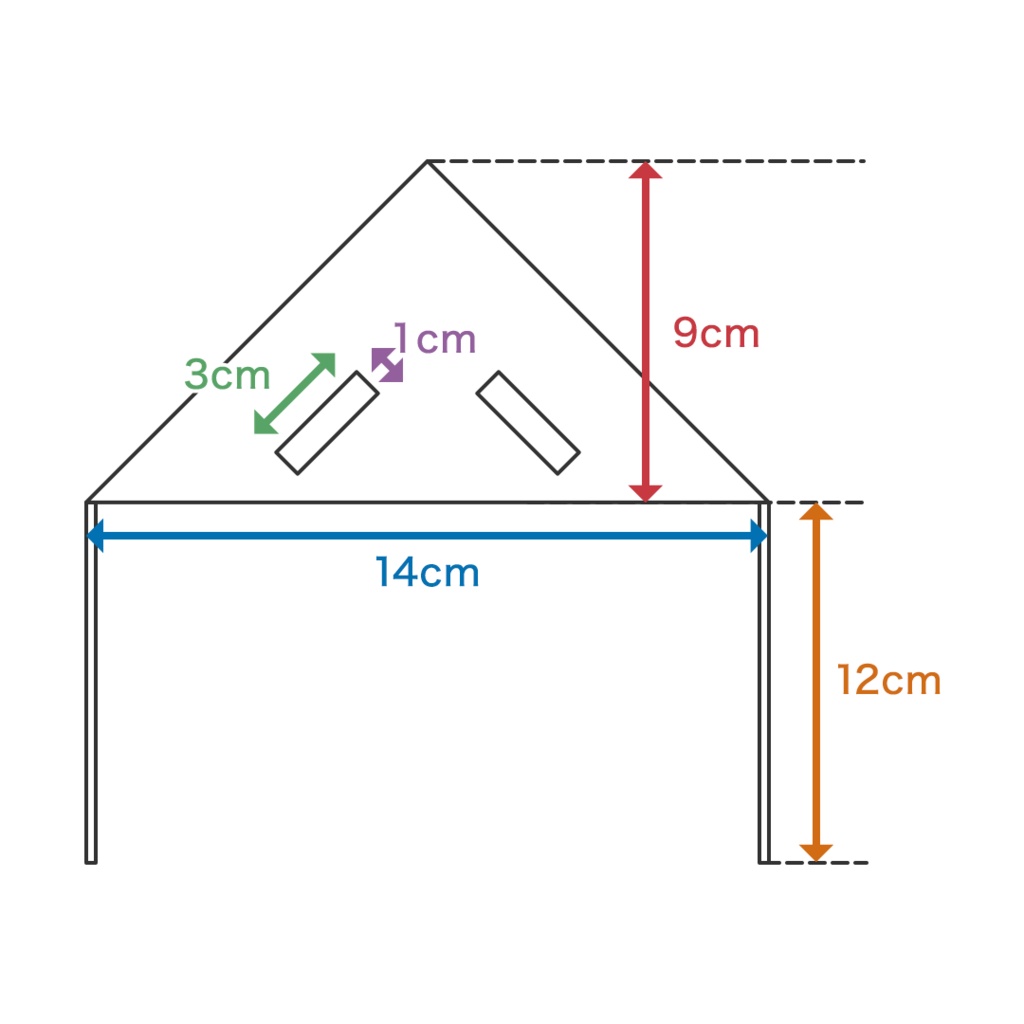【10cmぬい服】スパンコール耳出しバブーシュカ
