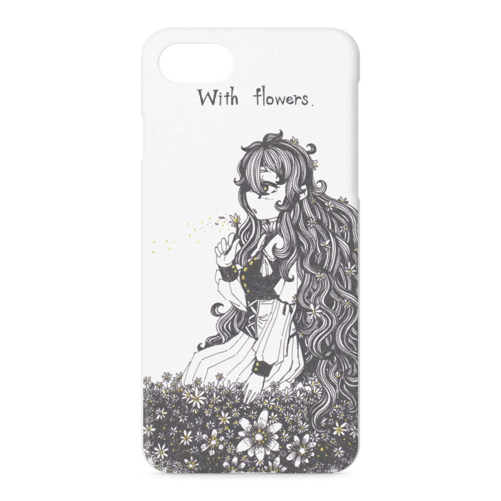With flowers.　iPhoneケース各種
