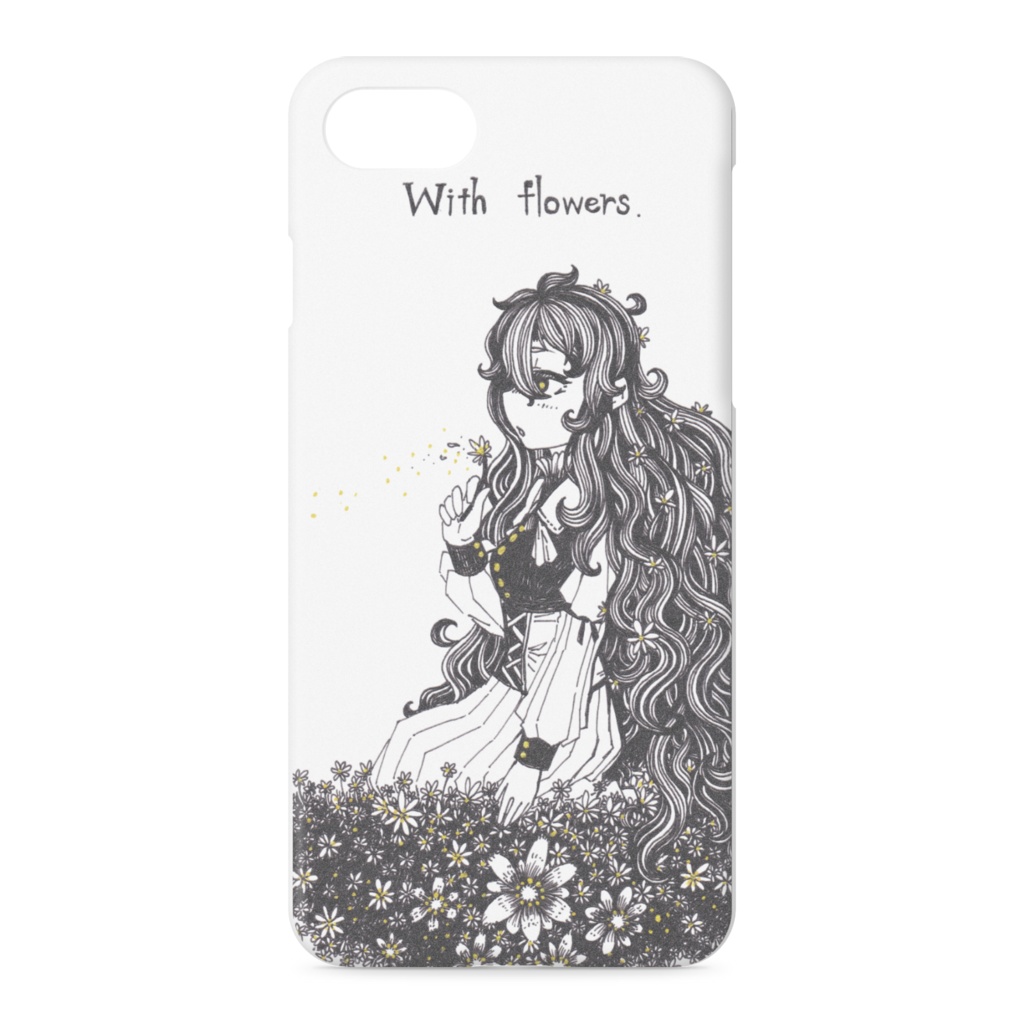 With flowers. iPhoneケース各種