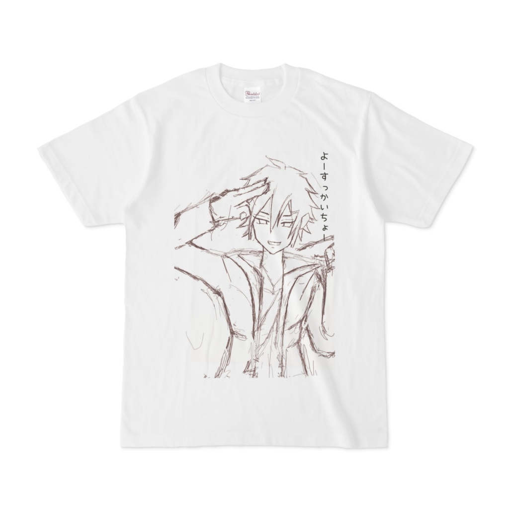 不良男子クラフトTシャツ