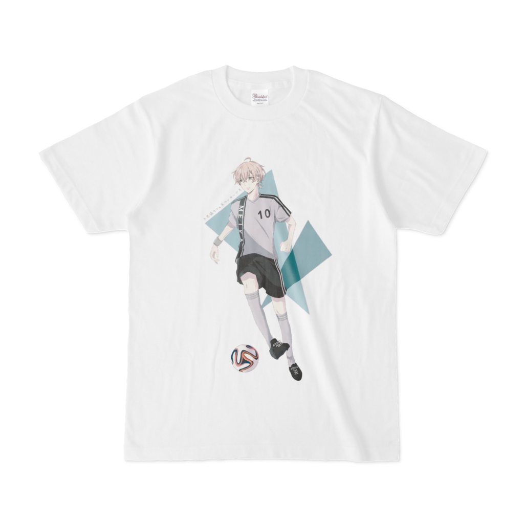 不思議ちゃん系サッカー少年Tシャツ