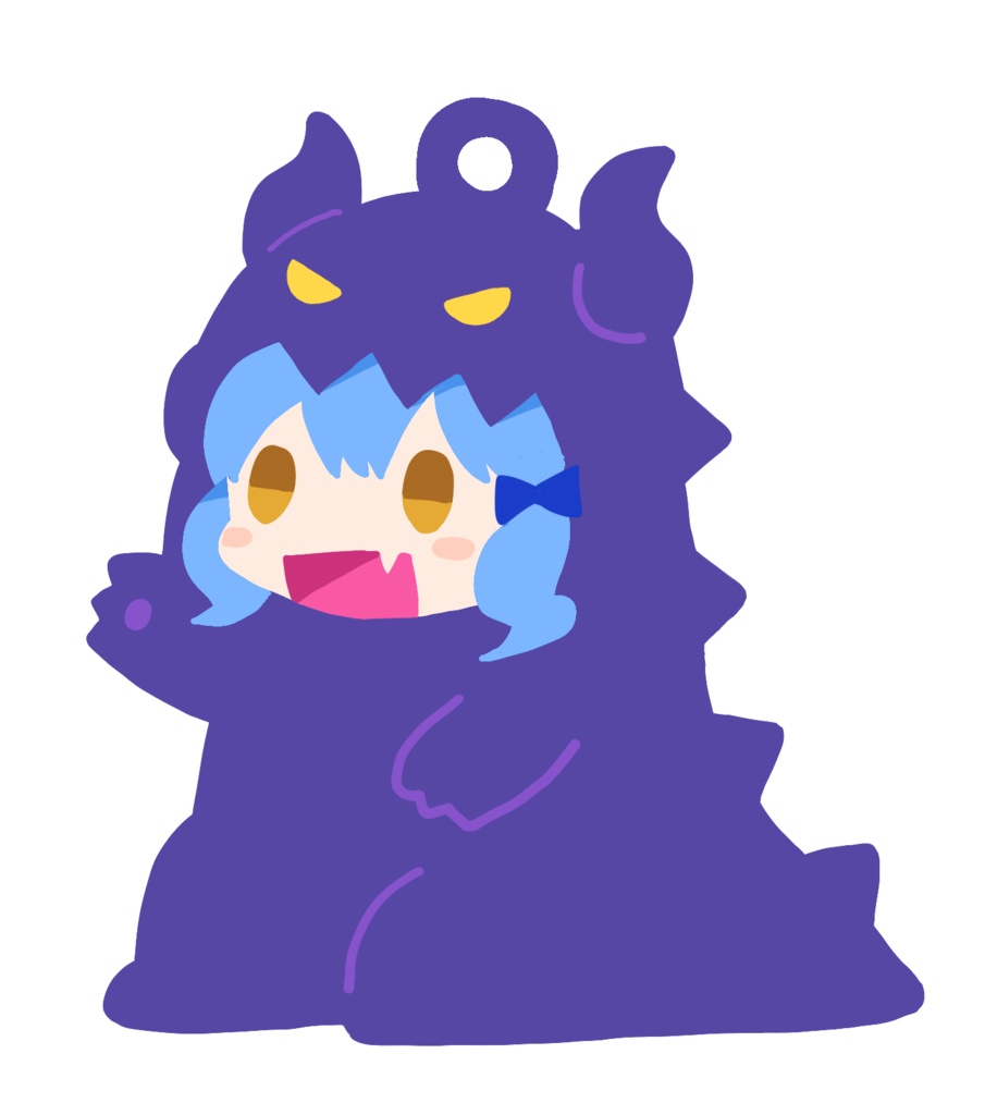 小怪獣にころキーホルダー